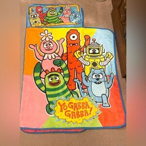 Yo Gabba Gabba blanket sleeping bag pillow kids cozy